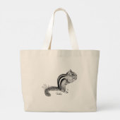 Chipmunk Grote Tote Bag (Achterkant)