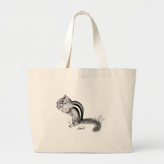 Chipmunk Grote Tote Bag (Voorkant)