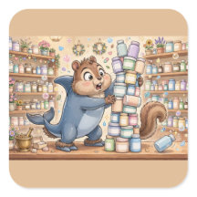 Chipmunk Haai Apotheek Sticker