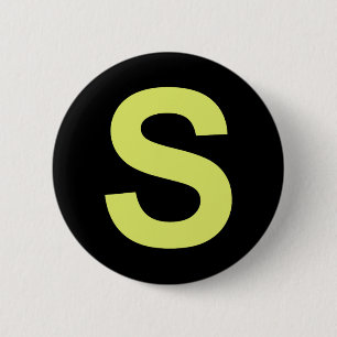 Chipmunk Halloween Carnival Group Costume Letter Ronde Button 5,7 Cm