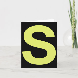 Chipmunk Halloween Carnival Group Costume Letter S Kaart