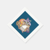 Chipmunk Halloween papieren servetten (Hoek)