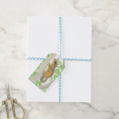 Chipmunk in de Apple Tree Cadeaulabel (Met Touw)