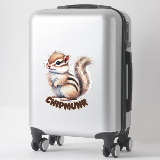 CHIPMUNK - KINDERDAGVERBLIJF STICKER (Koffer)