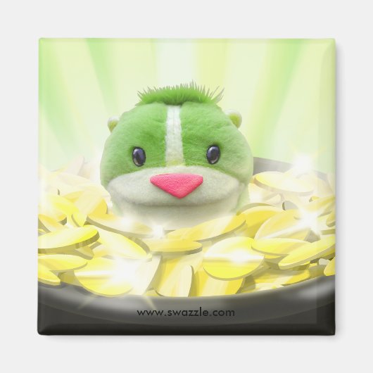 Chipmunk Leprechaun Magnet Magneet (Voorkant)