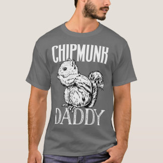 Chipmunk liefhebber Chipmunk Papa T-shirt