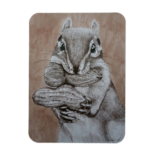 Chipmunk Magneet (Verticaal)