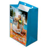 Chipmunk met Limoen Medium Cadeauzakje (Voorkant Gekanteld)