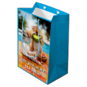 Chipmunk met Limoen Medium Cadeauzakje (Achterkant Gekanteld)