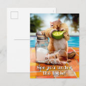 Chipmunk met Limoen Uitnodiging Briefkaart (Voorkant / Achterkant)