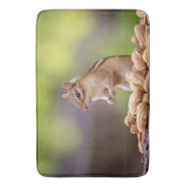 Chipmunk met pinda's badmat (Voorkant Verticaal)
