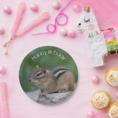 Chipmunk Papieren Bordje (Feest)