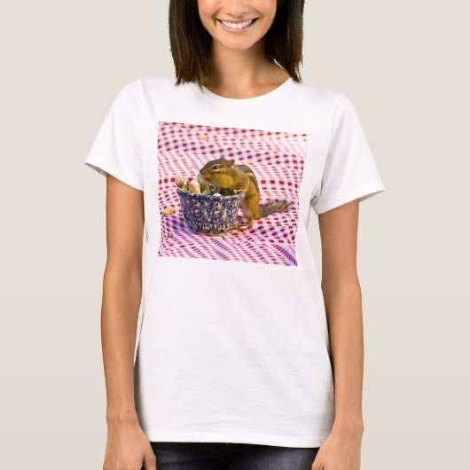 Chipmunk Picnic T-shirt (Voorkant)
