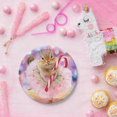 Chipmunk Plum Fairy Papieren Bordje (Feest)