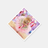 Chipmunk Plum Fairy Servet (Hoek)