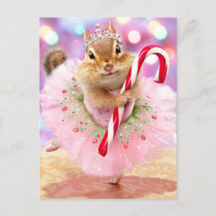 Chipmunk Plum Fairy Uitnodiging Briefkaart
