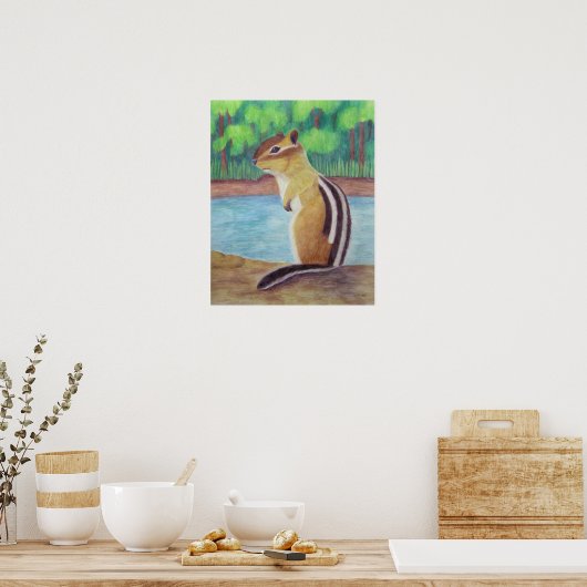 Chipmunk Poster (Keuken)