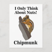 Chipmunk Rodent Funny Briefkaart (Voorkant)