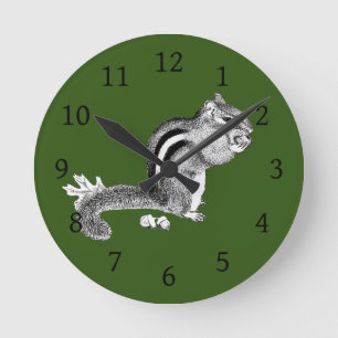 Chipmunk ronde klok