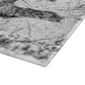 Chipmunk Sketch Snijplank (Hoek)