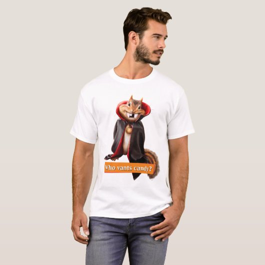 Chipmunk Vampire T-shirt (Voorkant volledig)