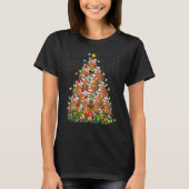 Chipmunk Xmas Lights Santa Chipmunk Christmas Tr T-shirt (Voorkant)