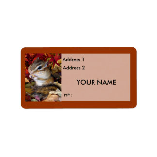 Chipmunks en eekhoorns, Label