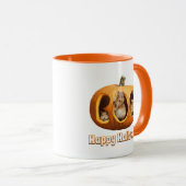 Chipmunks Inside Boo Jack-o-Lantern Mok (Voorkant rechts)