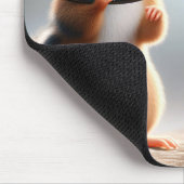 Chipmunks met zwarte bril muismat (Hoek)