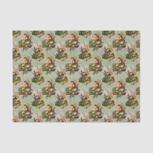  Chipmunks Woodland Tissuepapier (Voorkant)