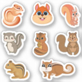 ChipmunkStickers Sticker (Voorkant)