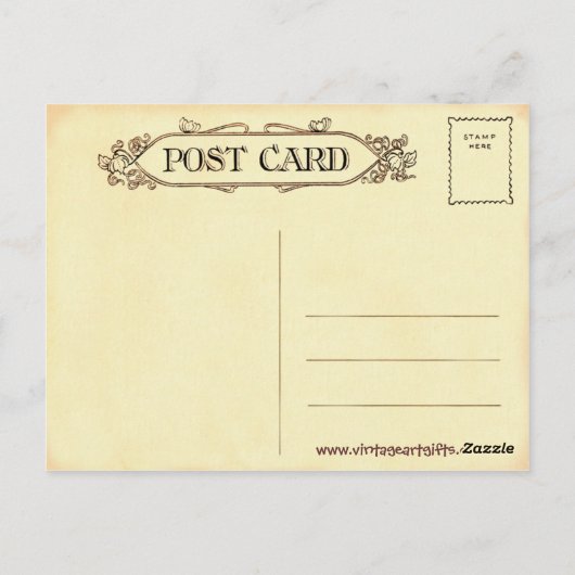 Chipons vintages avec drapeaux Carte postale (Dos)