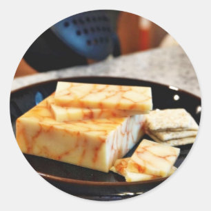 Chipotle Cheddar Cheese Ronde Sticker