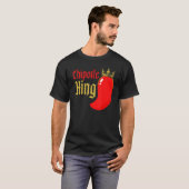 Chipotle King Chili Flavor Spicy Food 1 T-shirt (Voorkant volledig)