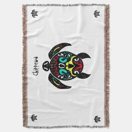 Chippewa Blanket met 1 schroefdraad Deken (Voorkant Verticaal)