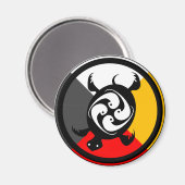 Chippewa Dodem Miskwaadesi Magneet (Voorkant / Achterkant)