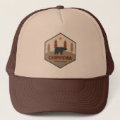 Chippewa Nationaal Bos Minnesota Beer Trucker Pet (Voorkant)