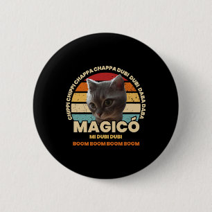 Chippi Chippi Chappa Chappa Dancing Cat Meme 1 Ronde Button 5,7 Cm