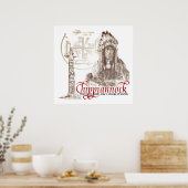 Chippiannock Il n'y a pas de mort Poster (Cuisine)