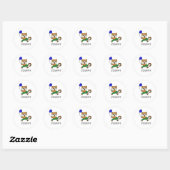 Chippy, Chippy Ronde Sticker (Vel)