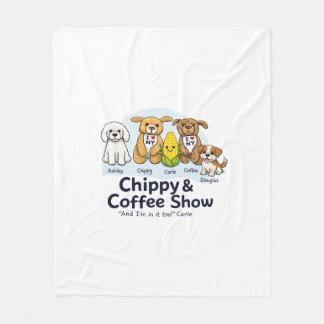 Chippy&Coffee Show Dekbed Fleece Deken