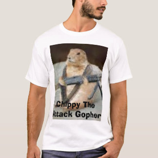 Chippy the Attack Gopher T-shirt