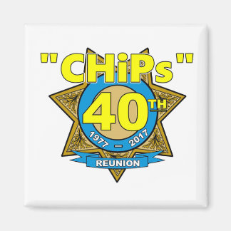 CHiPs 40e Jubileum magneet