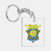 CHiPs 40e Jubileum Sleutelhanger (Voorkant Links)