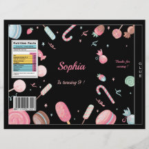 Chips Bag Candyland Wrapper Party Favor Bag