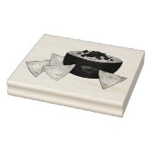 Chips Chili Con Queso Blanco Nachos Kaasdip Rubberstempel (Stempel)