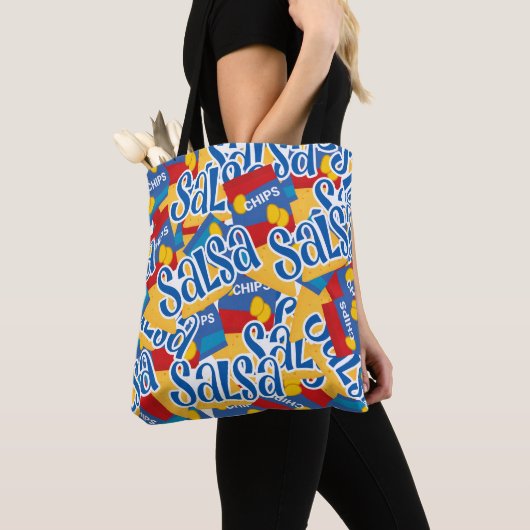 Chips en Salsa Canvas tas | Grappig kostuum access (Dichtbij)