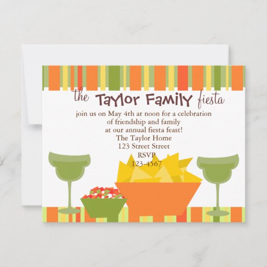 Chips en Salsa Kaart (Voorkant)