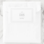 Chips Food Label Stickers (Tas)