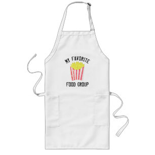 Chips (Franse frons) Cute Fun Lang Schort